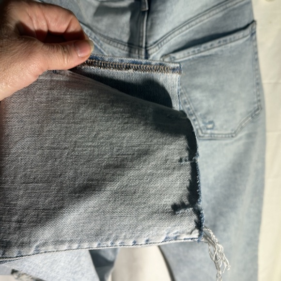 Sz 4 5/$15 Old Navy O.G. Straight Leg Jeans Womens Stretch Denim High Rise - Picture 6 of 7